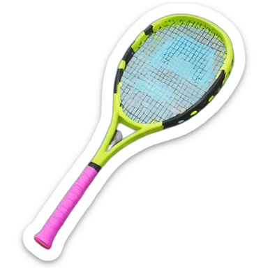 padel racket sticker