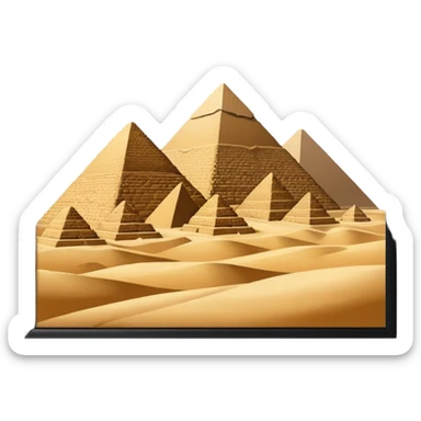 pyramids of giza sticker