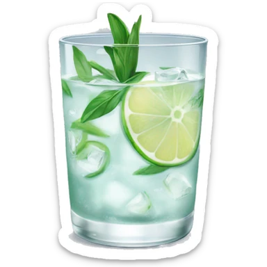 Gin and tonic  sticker