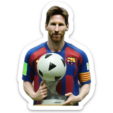 Messi worl cup sticker