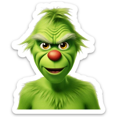 grinch sticker
