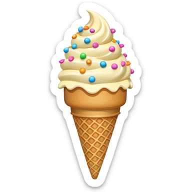Ice Cream Vanilla Cone with Sprinkles


 sticker