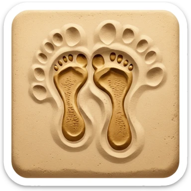 HORSE FOOTPRINTS sticker