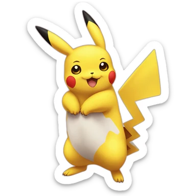 Pikachu love ❤️ sticker