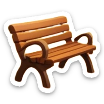 autumn fall scene with a colorful leaves forest, cozy atmosphere sticker