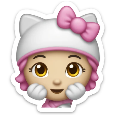 hello kitty  sticker