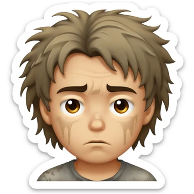 Dirty ugly boy  sticker