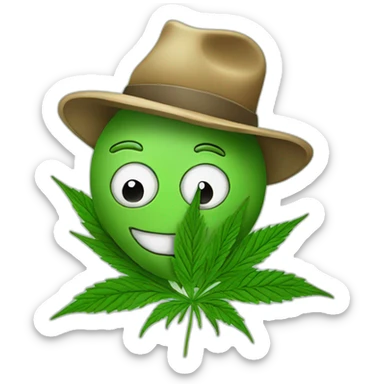 Smoking medical marijuana sticker