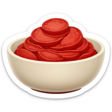 Romescu en un bowl (salsa de calçots ) sticker