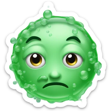 Snot bubbles sticker