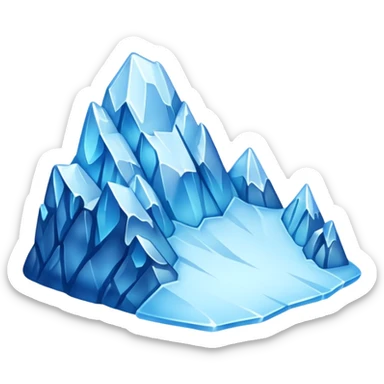 cute glacier  sticker