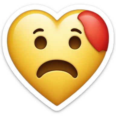 Un y emoji con cara de corazon agarrando la palabra payola sticker