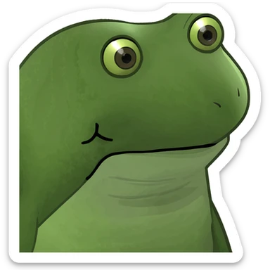 Tongue out hand to the side  sticker