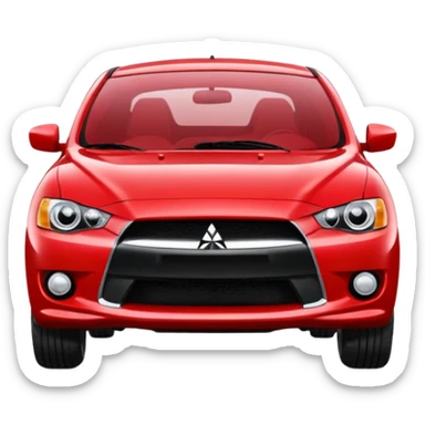 Mitsubishi car sticker