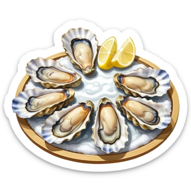 oyster stand sticker