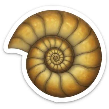 ammonite sticker