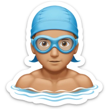 swim champion sticker