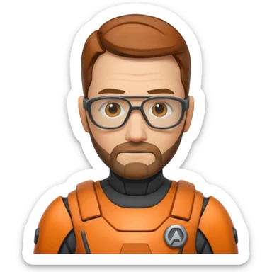 gordon freeman 100 × 100px sticker