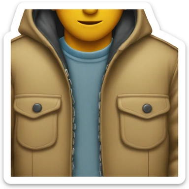 jacket boy sticker