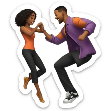 Dance with will smith sticker