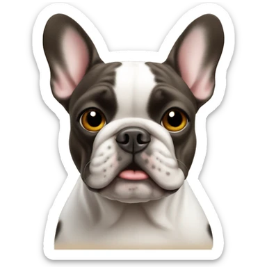 french bulldog in germany  sticker