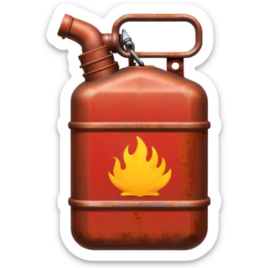 petrol canister sticker