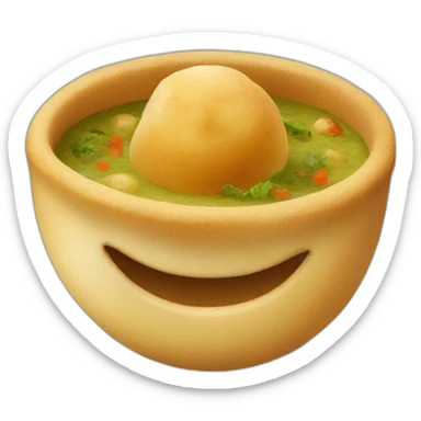 pani puri indian dish sticker