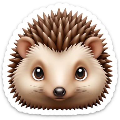 cute baby hedgehog sticker