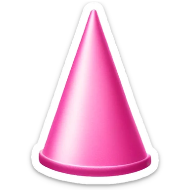 party hat pink  sticker