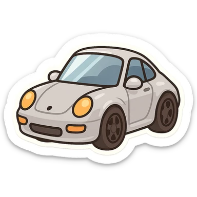 toy sports car sticker