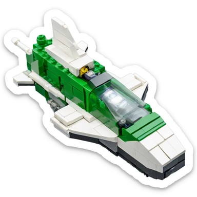 Lego.Planet Express spacecraft fr-s sticker