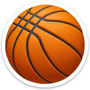 Hazme un emoji de bola de basket sticker
