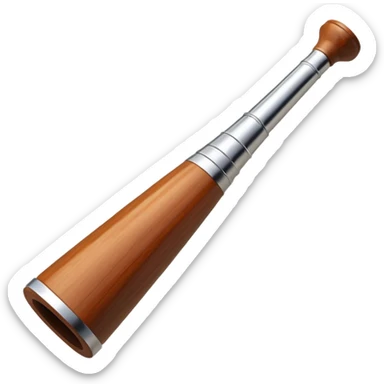 Turkish musical wood wind instrument the Zurna sticker