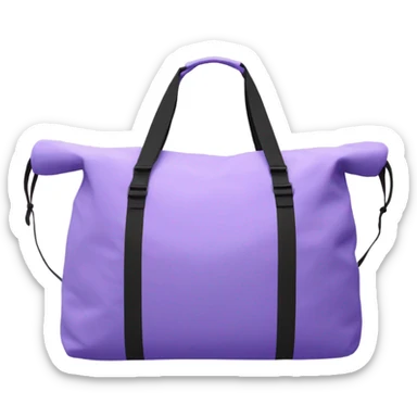 Lavender pisca gym bag sticker