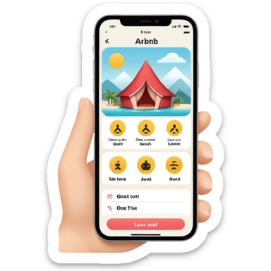 Guest app for airbnb owners sticker