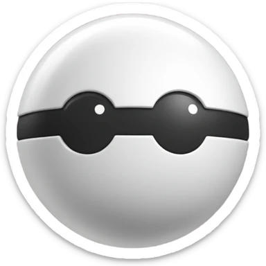 A poke ball sticker