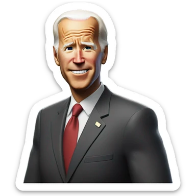 joe biden in fortnite sticker