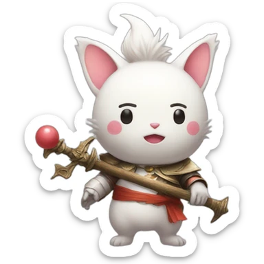 moogle final fantasy sticker