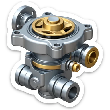 Car Engine Valve sticker