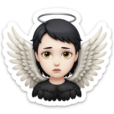 Fallen angel sticker