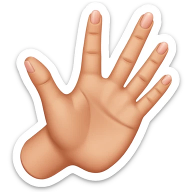 Hazme un dedo girando que no sticker