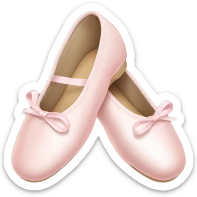 Pale pink ballet shoes sticker