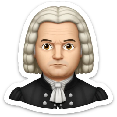 johann sebastian bach sticker