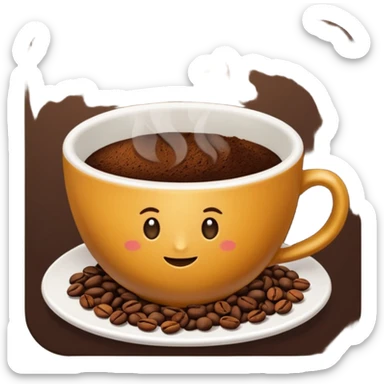 café de exportación, global sticker