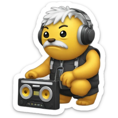 wrog with walkman sticker