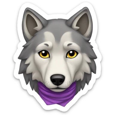 Demisexual Wolf sticker