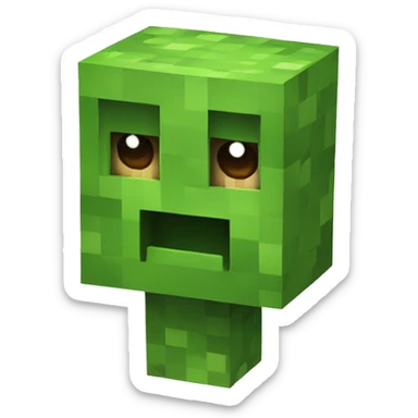 Creeper Minecraft sticker