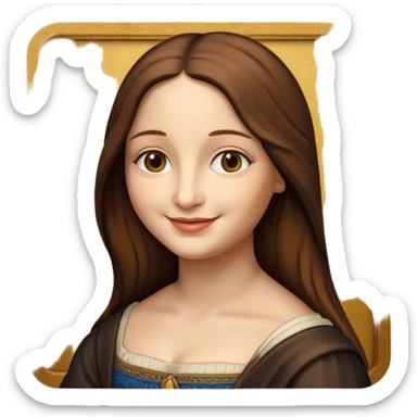 Renaissnace Mona Lisa sticker
