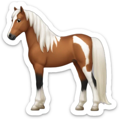 Pferd pinto sticker