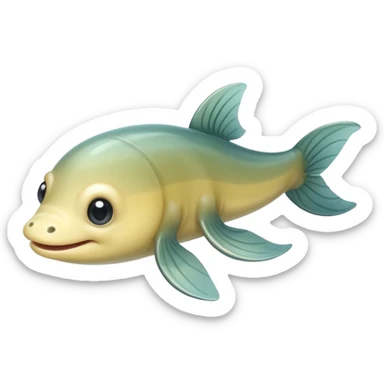 cute baby eel sticker